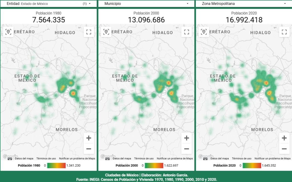 Elecciones 2023: Apuntes estadísticos sobre geografía urbana y demografía del Estado de México