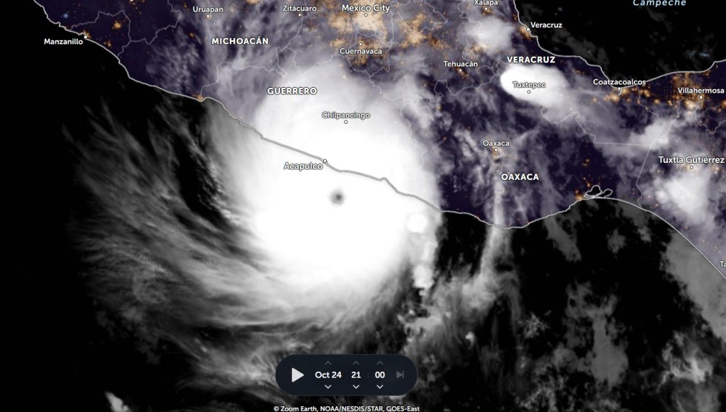 Acapulco recibirá huracán de categoría 5 en las próximas horas