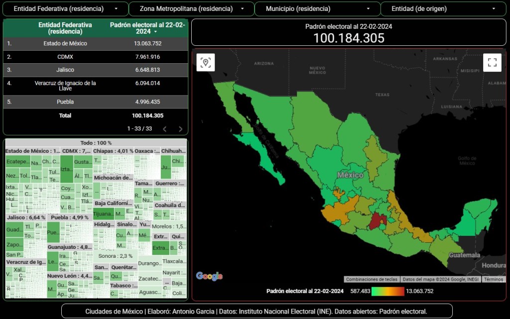 Geografía de las Elecciones 2024 en México